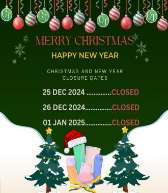 CT Connection Time แจ้งวันหยุดทำการช่วง Christmas ????และ New Year 2025